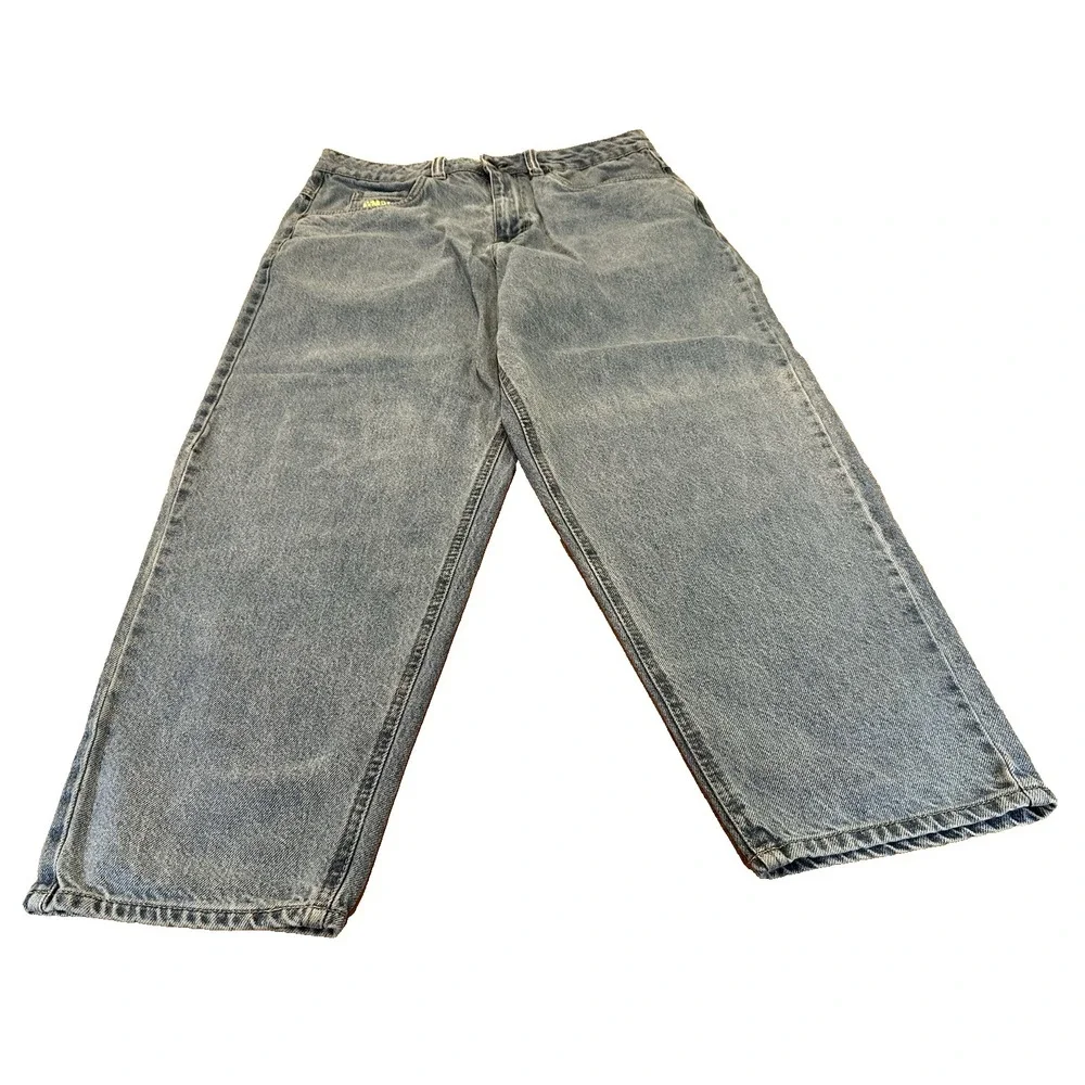 Empyre Jeans Loose Fit Mens Blue Denim Skater Baggy Streetwear Size 30